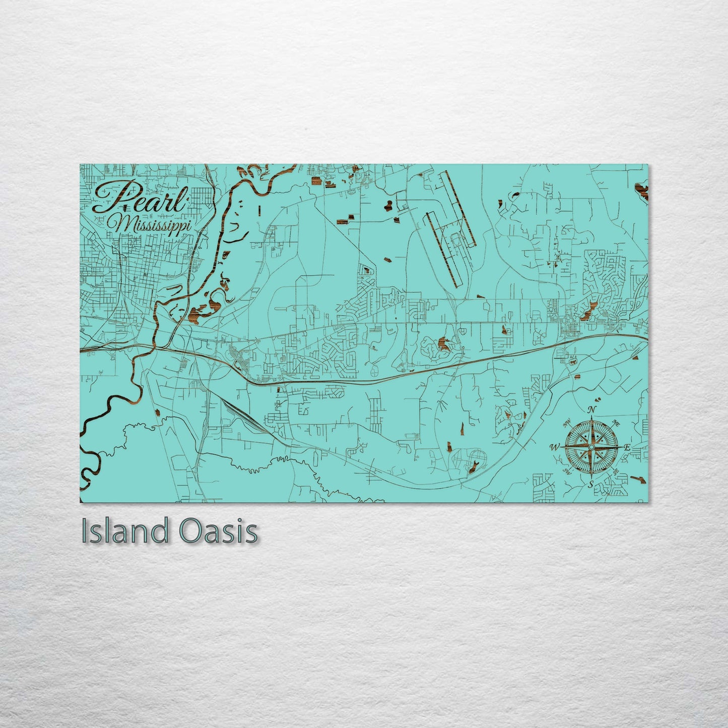 Pearl, Mississippi Street Map