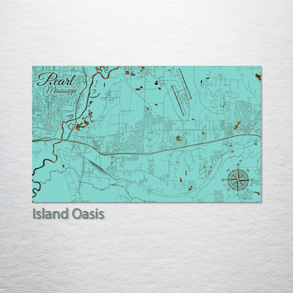 Pearl, Mississippi Street Map