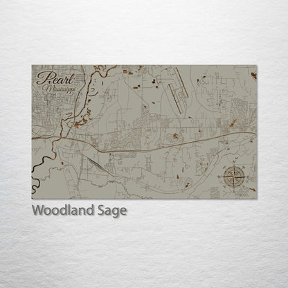 Pearl, Mississippi Street Map