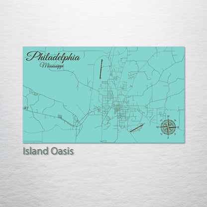 Philadelphia, Mississippi Street Map