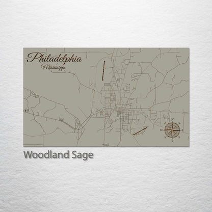 Philadelphia, Mississippi Street Map