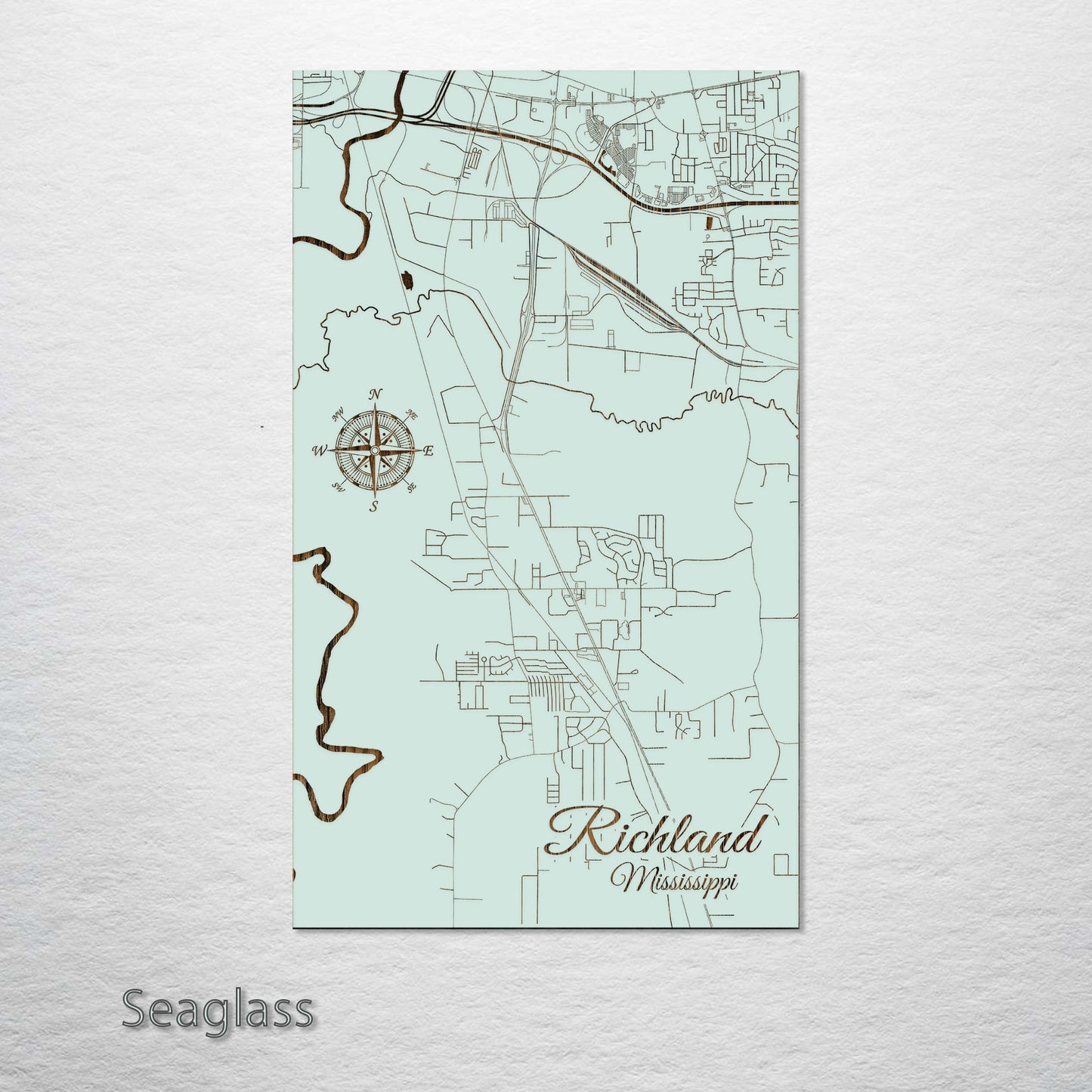 Richland, Mississippi Street Map