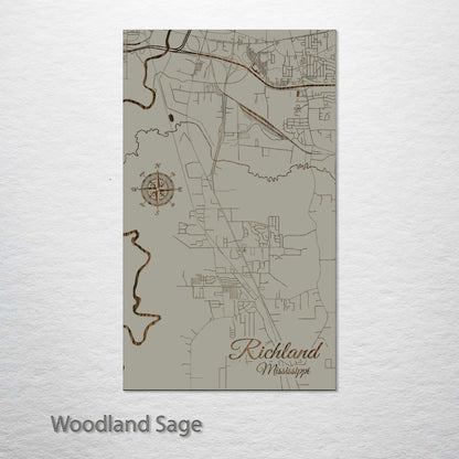 Richland, Mississippi Street Map