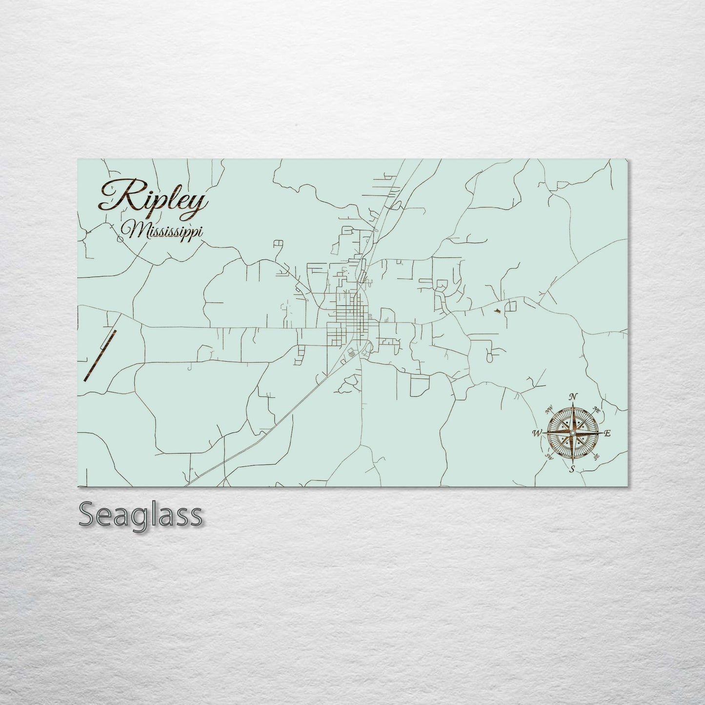 Ripley, Mississippi Street Map