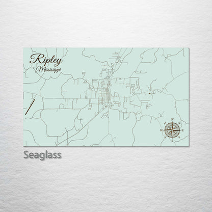 Ripley, Mississippi Street Map