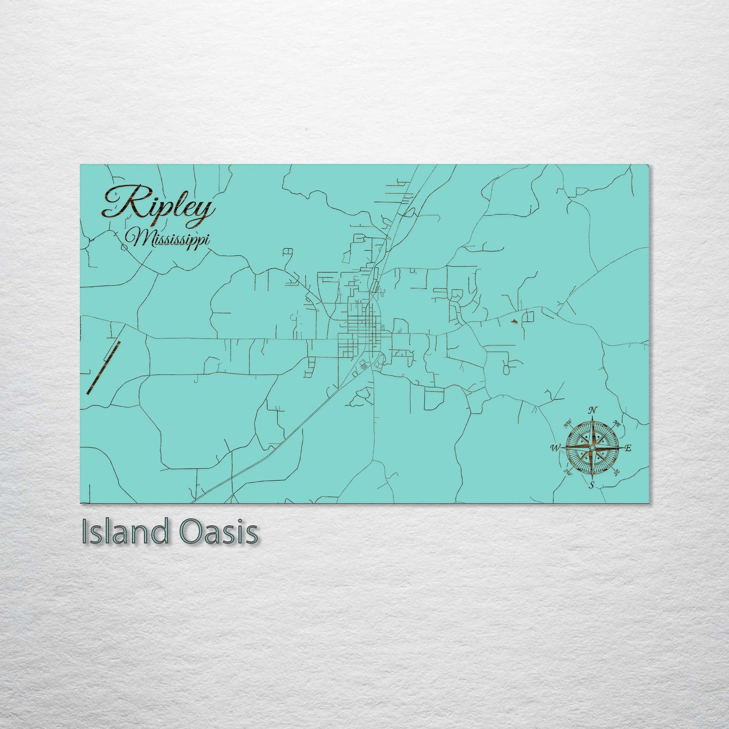 Ripley, Mississippi Street Map