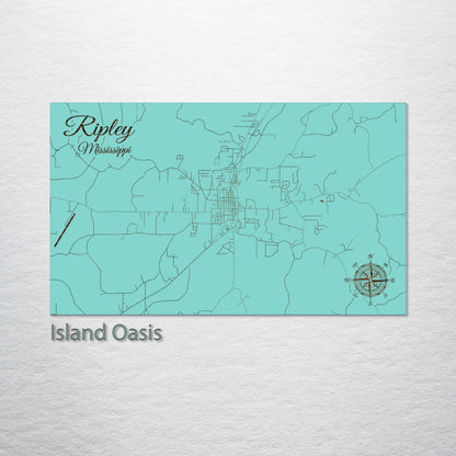 Ripley, Mississippi Street Map