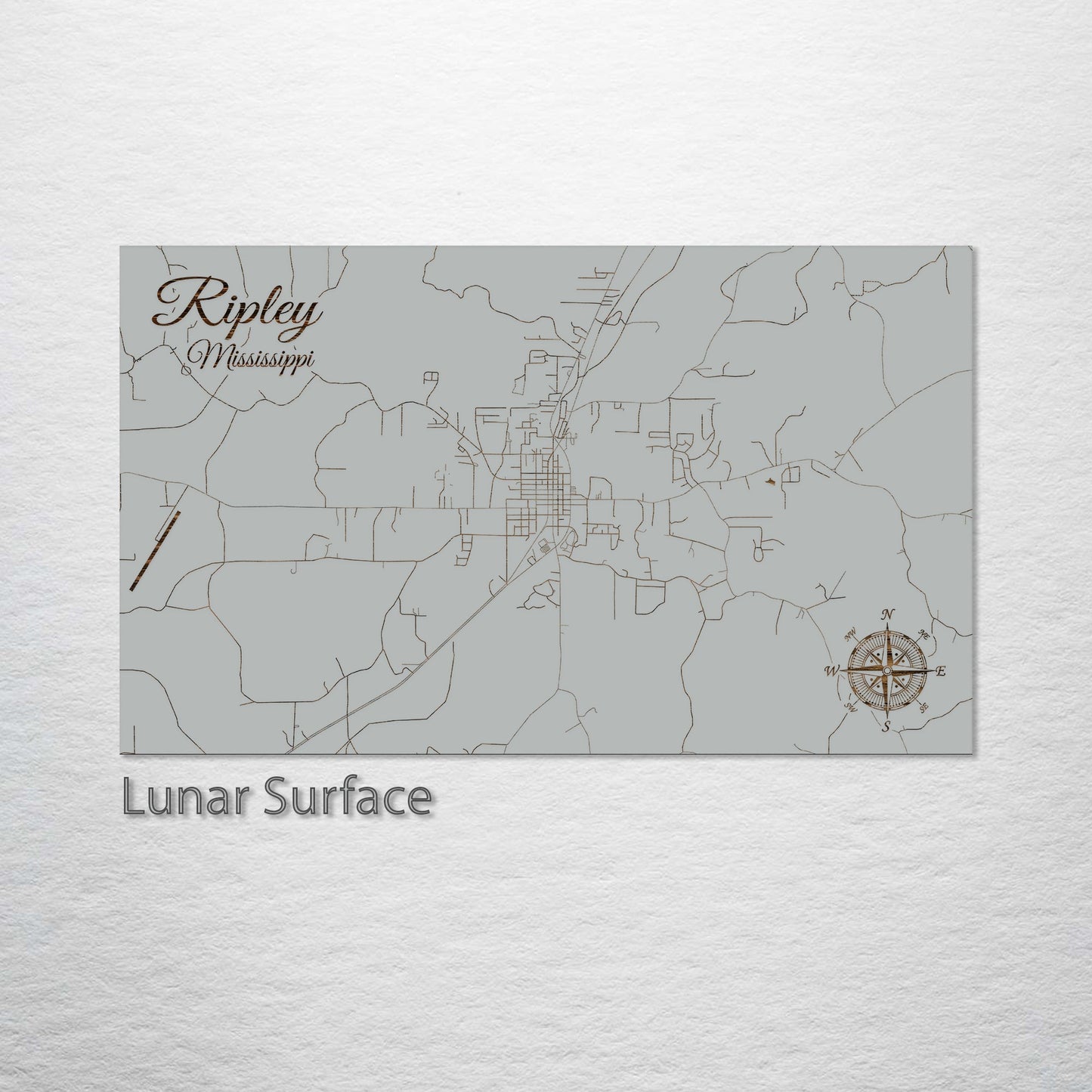 Ripley, Mississippi Street Map