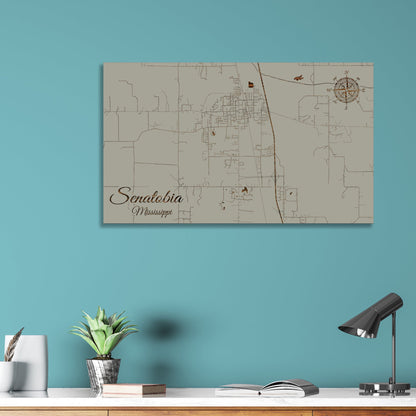 Senatobia, Mississippi Street Map