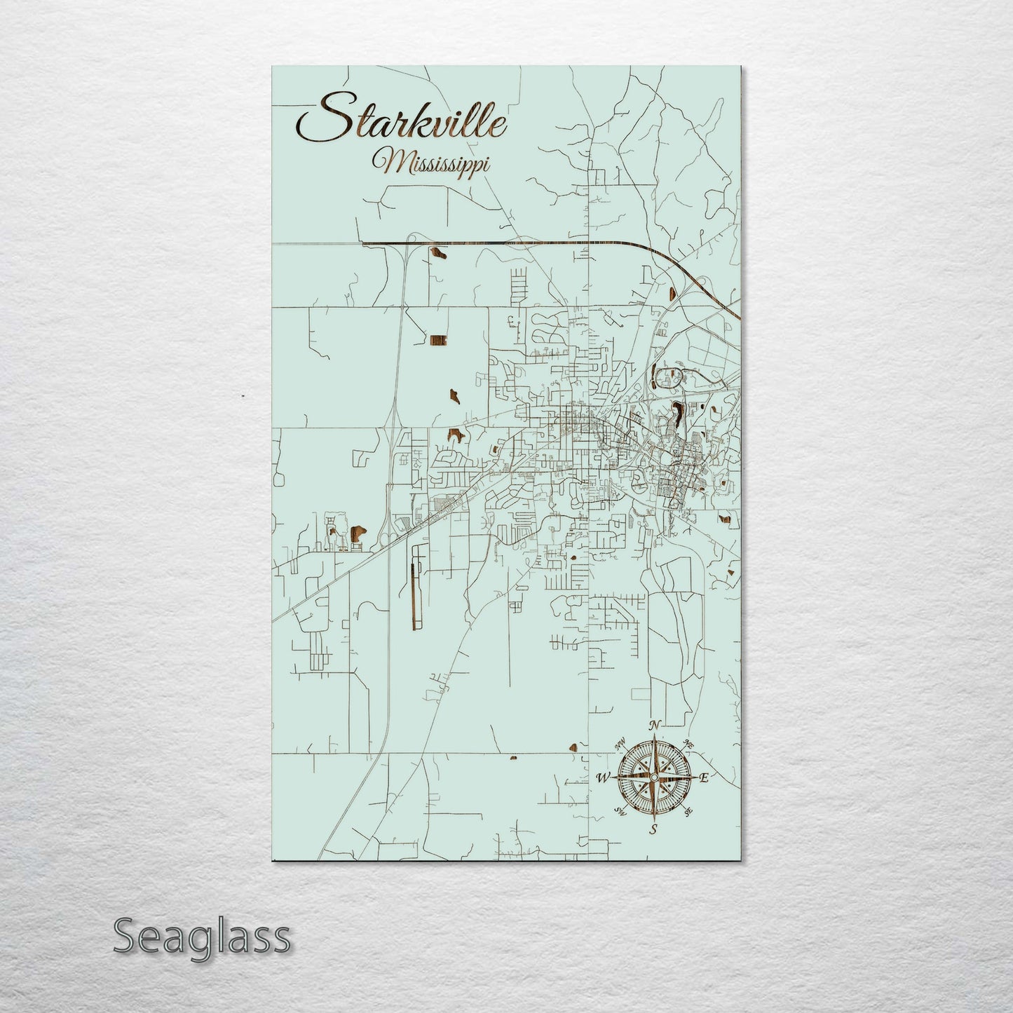 Starkville, Mississippi Street Map
