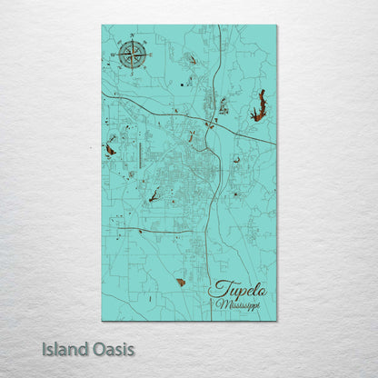 Tupelo, Mississippi Street Map