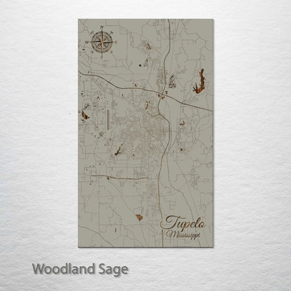 Tupelo, Mississippi Street Map