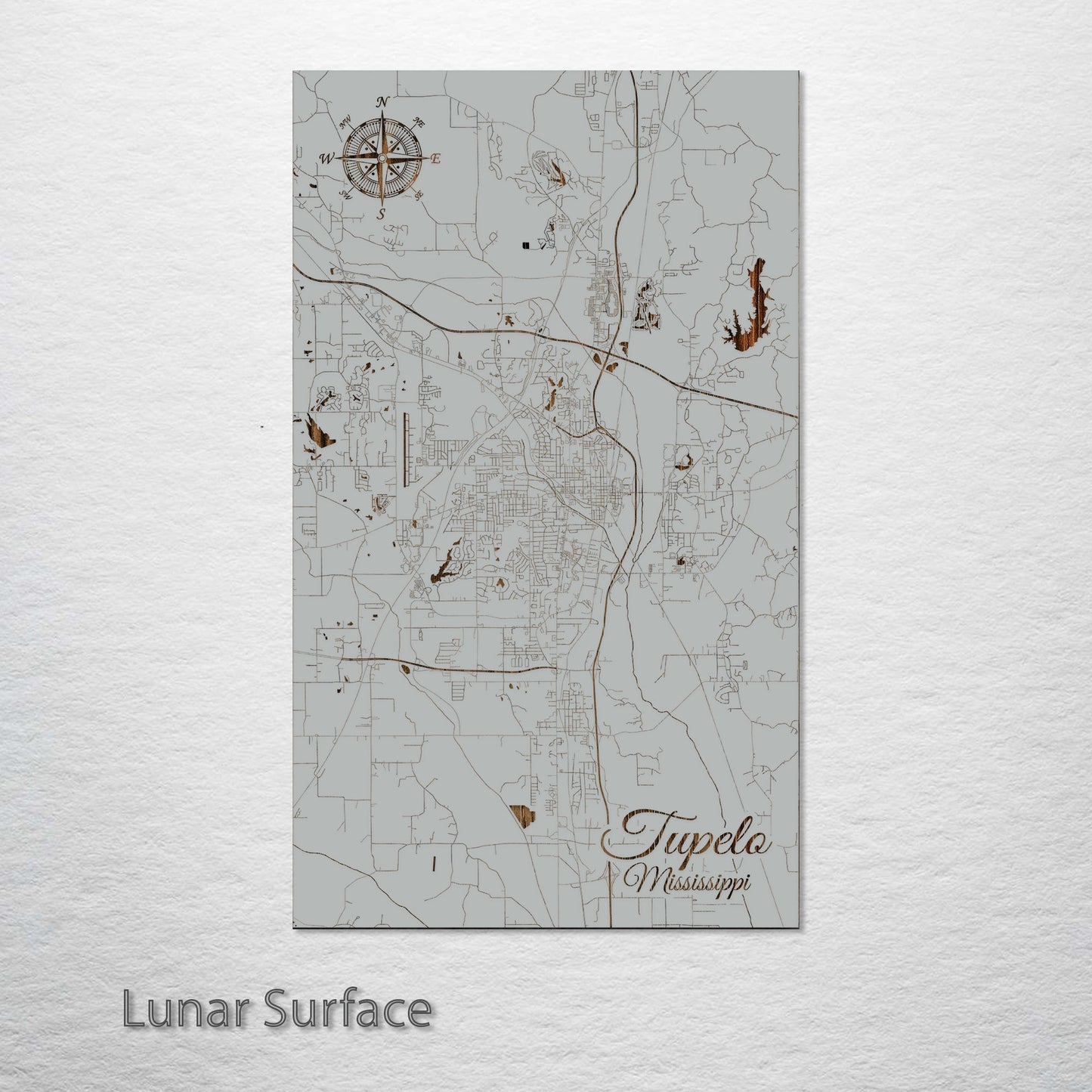Tupelo, Mississippi Street Map