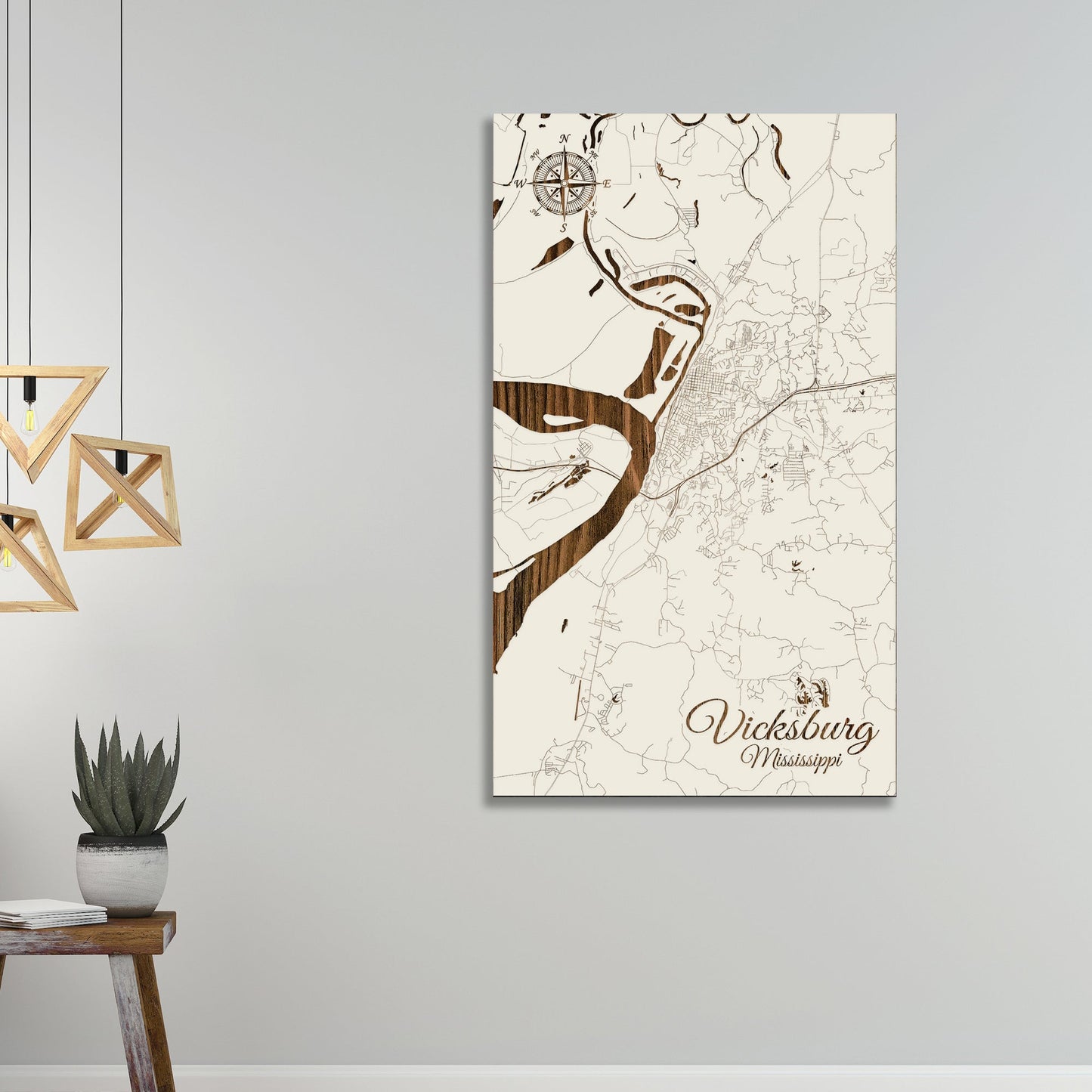 Vicksburg, Mississippi Street Map