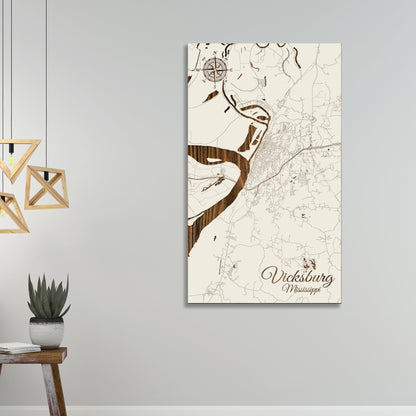 Vicksburg, Mississippi Street Map