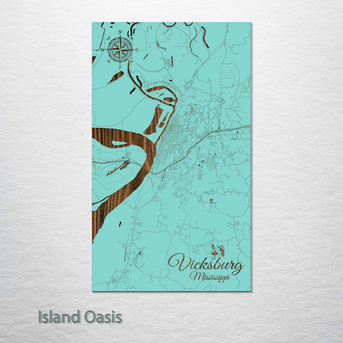 Vicksburg, Mississippi Street Map