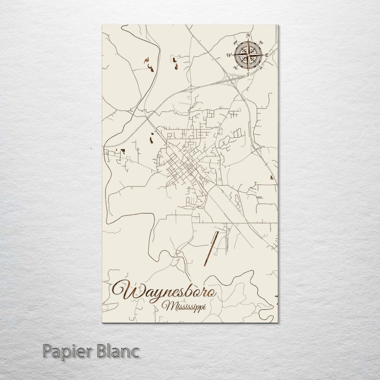 Waynesboro, Mississippi Street Map