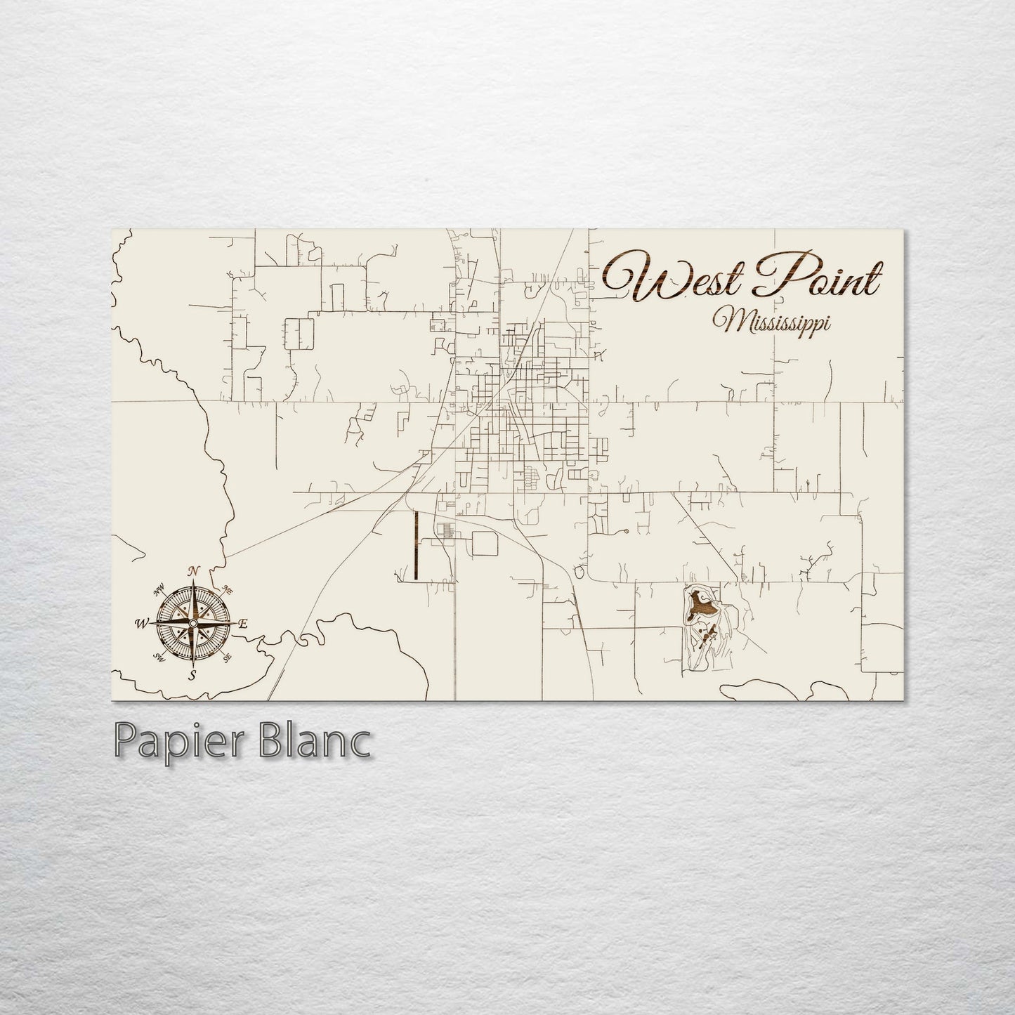 West Point, Mississippi Street Map