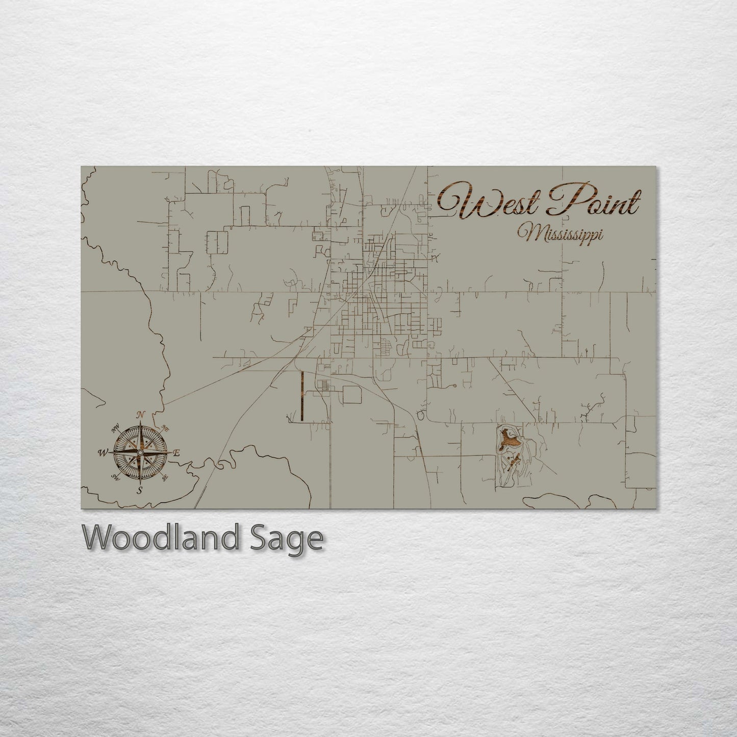 West Point, Mississippi Street Map