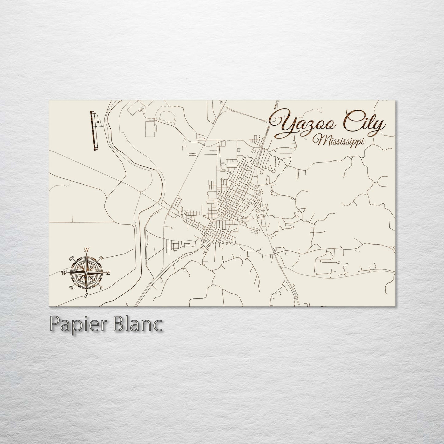 Yazoo City, Mississippi Street Map