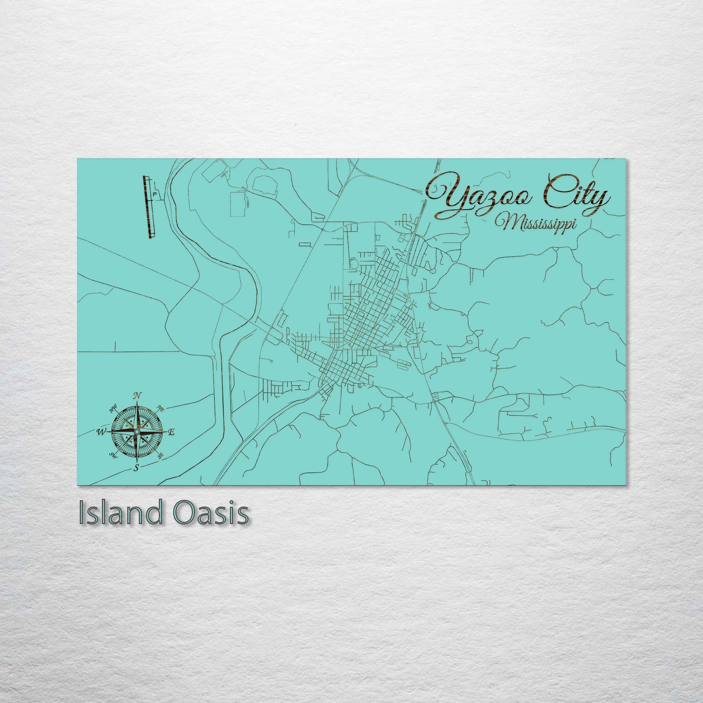 Yazoo City, Mississippi Street Map