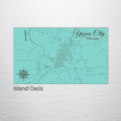 Yazoo City, Mississippi Street Map