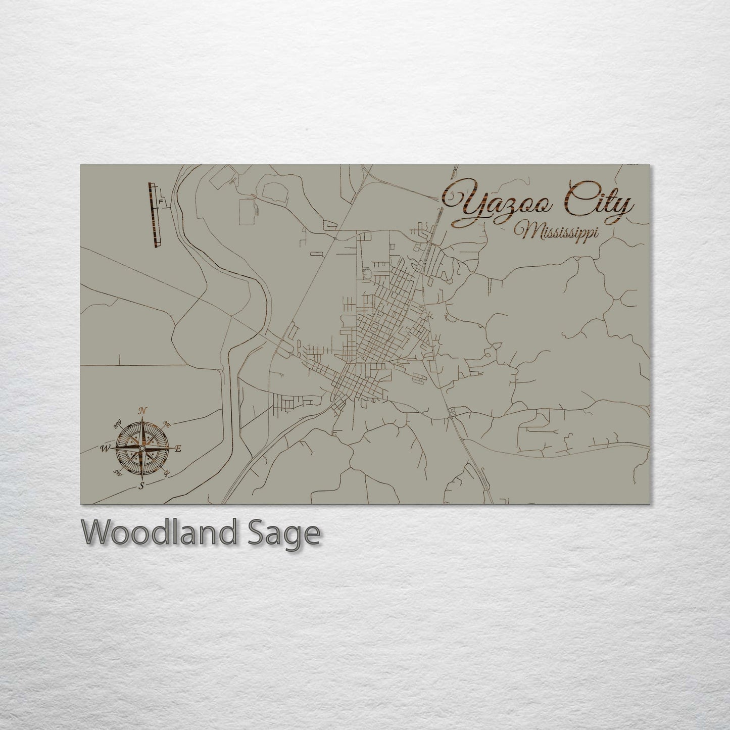 Yazoo City, Mississippi Street Map