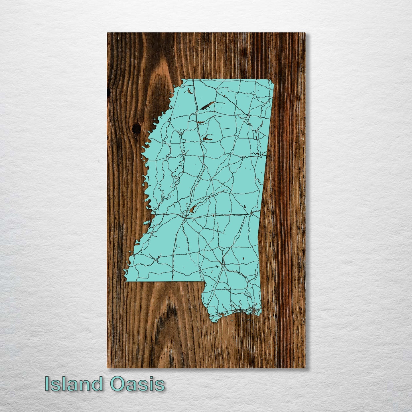 Mississippi Isolated Map