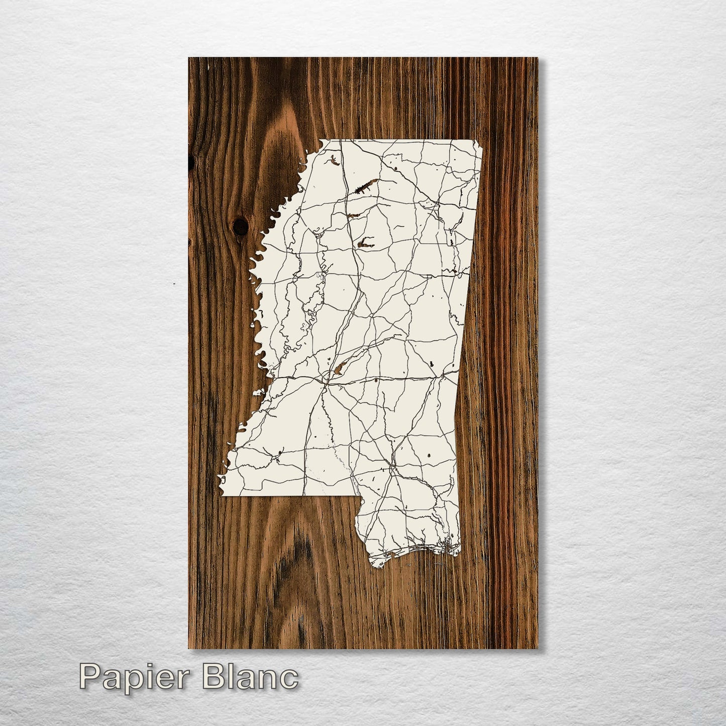Mississippi Isolated Map