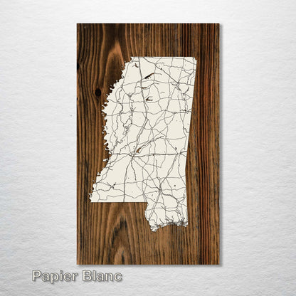 Mississippi Isolated Map