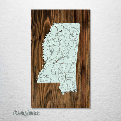 Mississippi Isolated Map
