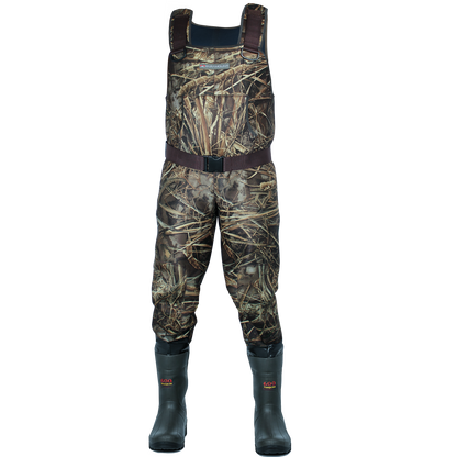 BAYOU 3.5mm Neoprene Camo Chest Wader – 600g Boots