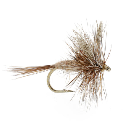 March Brown Classic Dry Fly - 6 Flies Hook Size 18