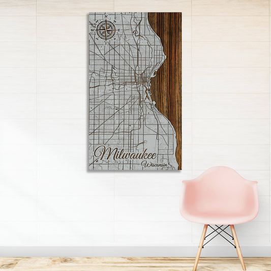 Milwaukee, Wisconsin Street Map