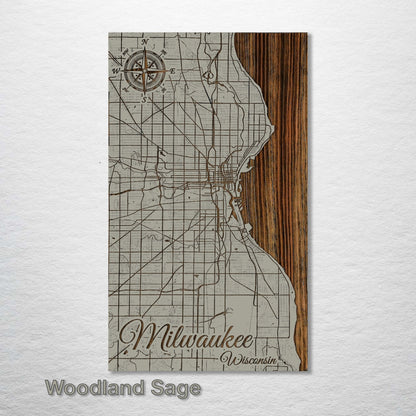 Milwaukee, Wisconsin Street Map