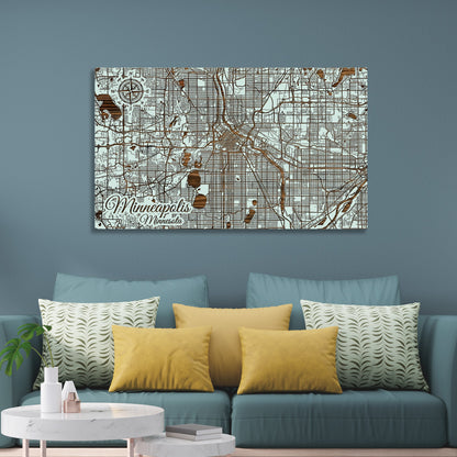 Minneapolis, Minnesota Street Map