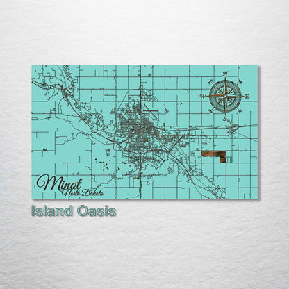 Minot, North Dakota Street Map