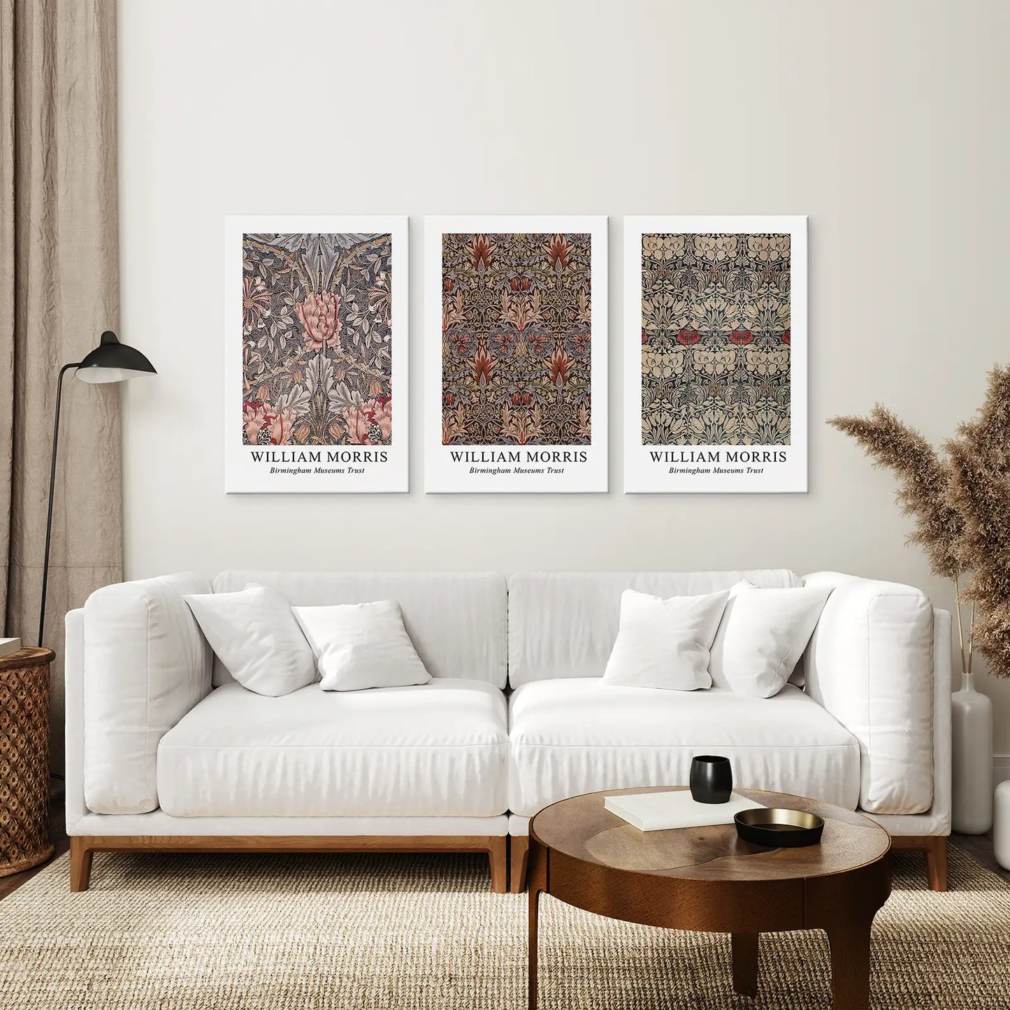 William Morris Floral Museum Exhibition Painting