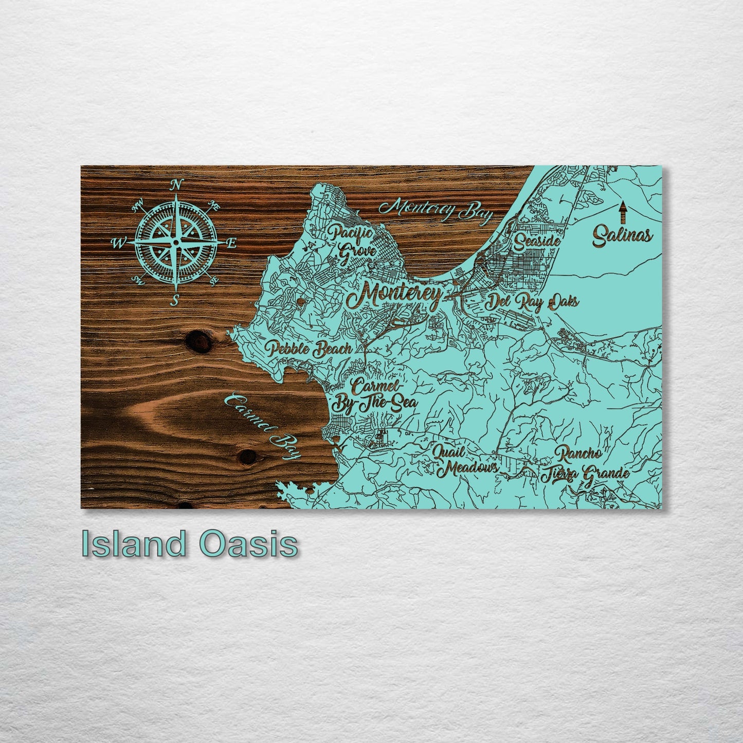 Monterey, California Whimsical Map