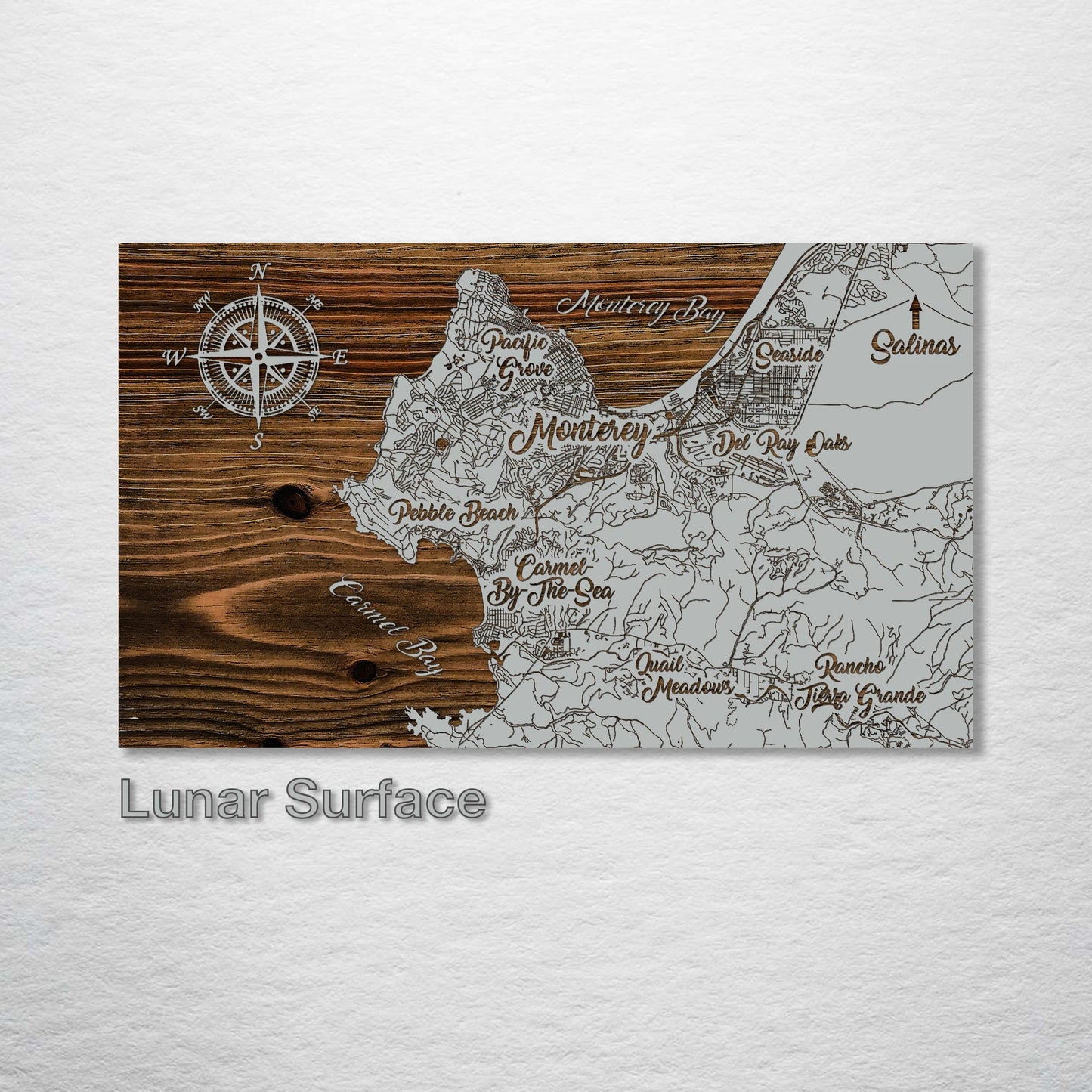 Monterey, California Whimsical Map