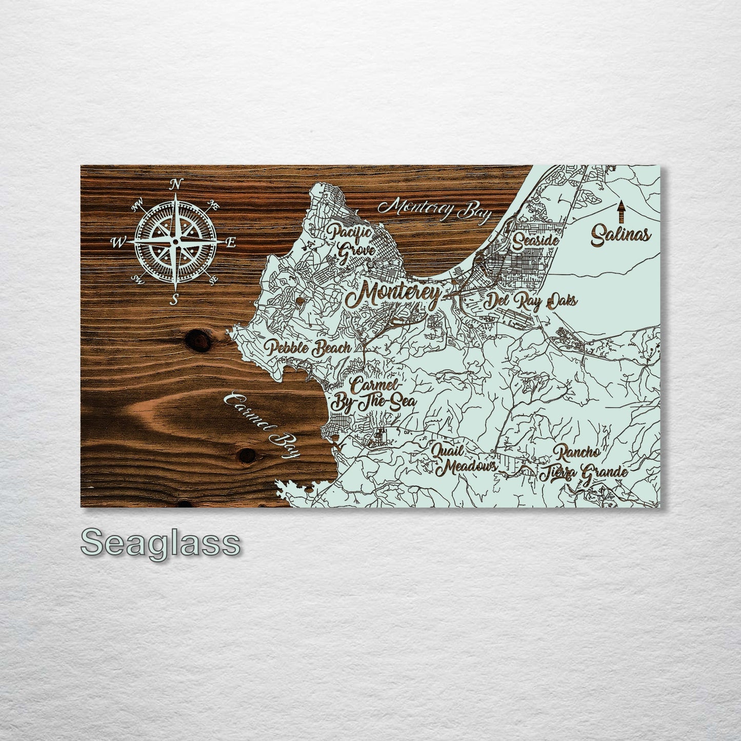 Monterey, California Whimsical Map