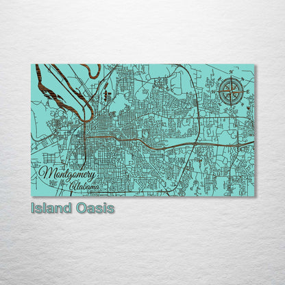 Montgomery, Alabama Street Map