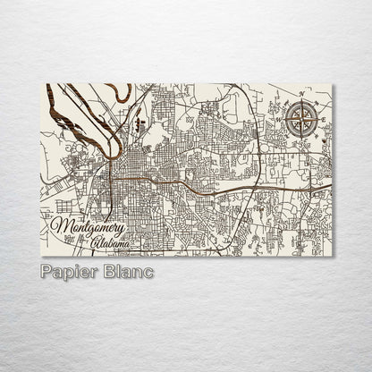 Montgomery, Alabama Street Map