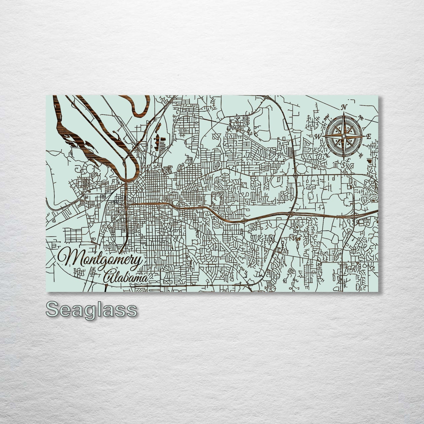 Montgomery, Alabama Street Map