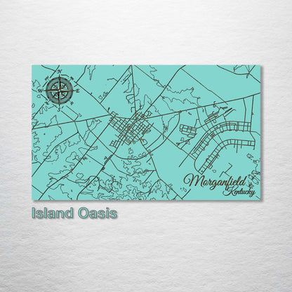 Morganfield, Kentucky Street Map