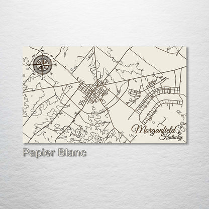 Morganfield, Kentucky Street Map