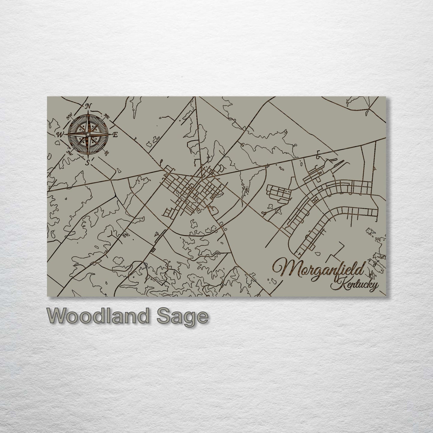 Morganfield, Kentucky Street Map