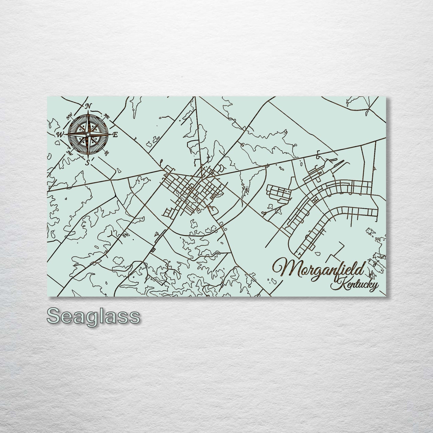 Morganfield, Kentucky Street Map