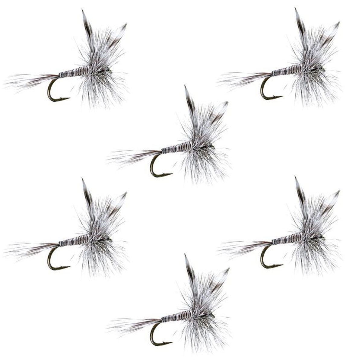 Mosquito Classic Trout Dry Fly - Set of 6 Flies Size 20