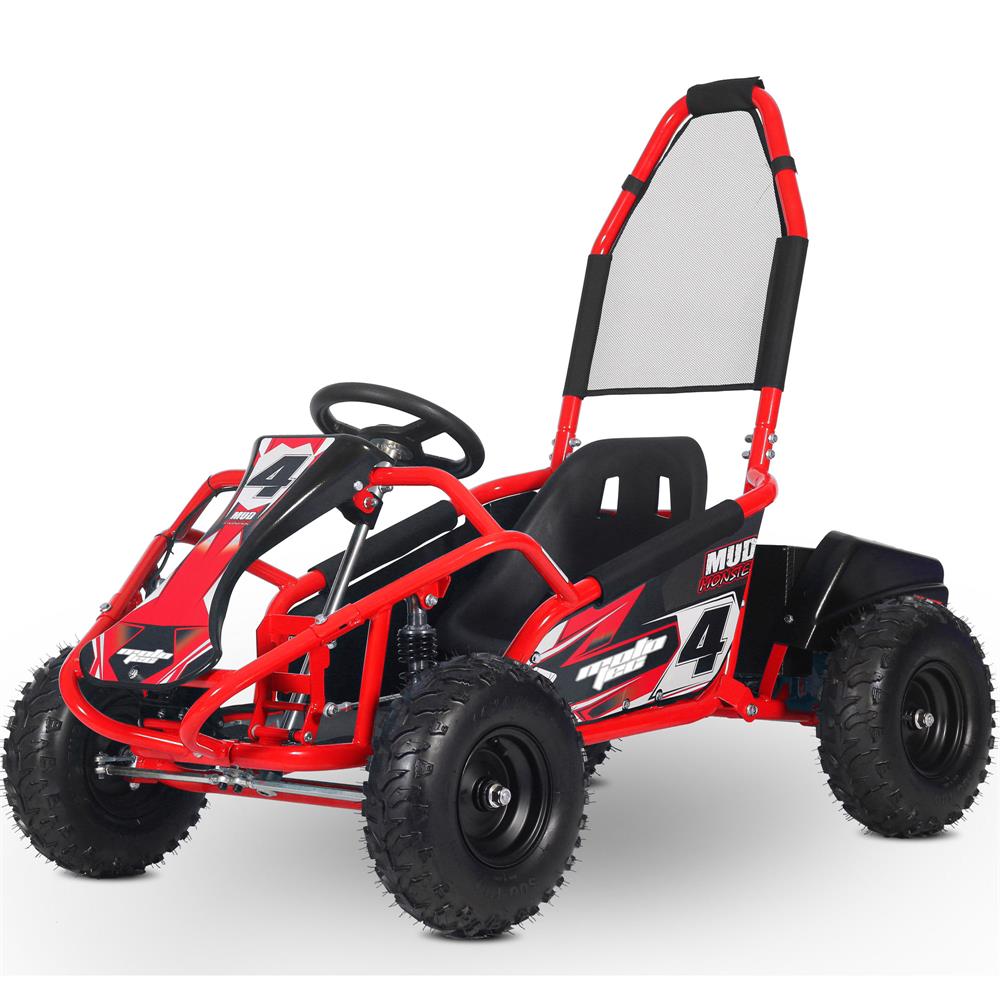 MotoTec Mud Kids Electric 48v 1000w GoKart Full Suspension